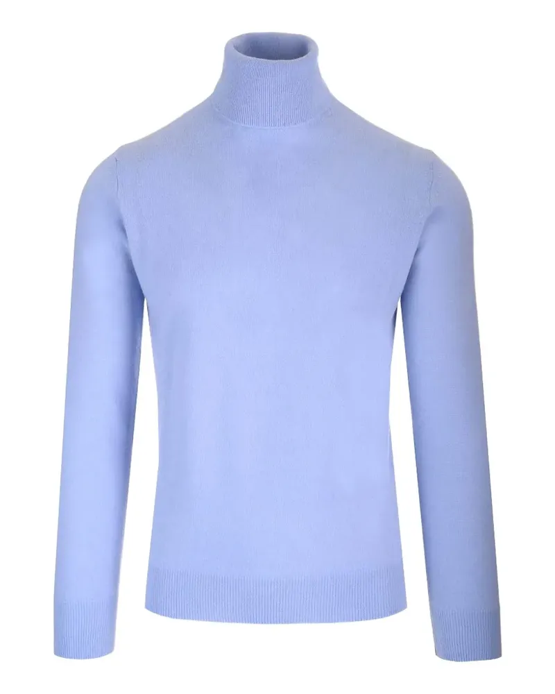 Al Duca D’Aosta 1902 ribbed-trim cashmere jumper - Blau Blau