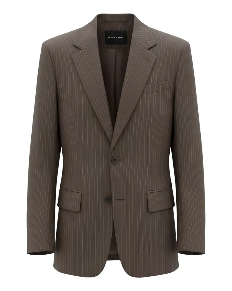 Studiorundholz pinstripe-print blazer - Braun Braun