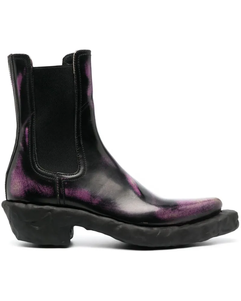 Camper Venga Stiefeletten mit spitzer Kappe - Schwarz Schwarz