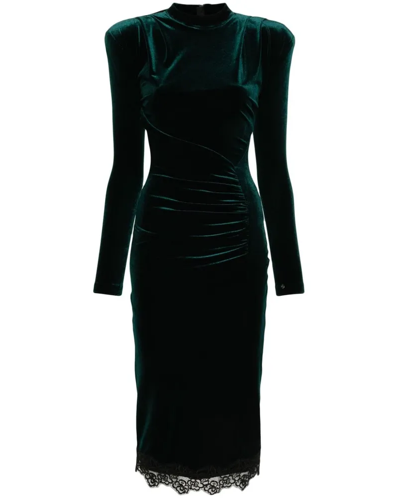 NISSA Midikleid mit Logo-Schild - Grün Grün