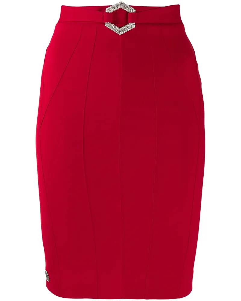 Philipp Plein Schmaler Cady-Rock - Rot Rot