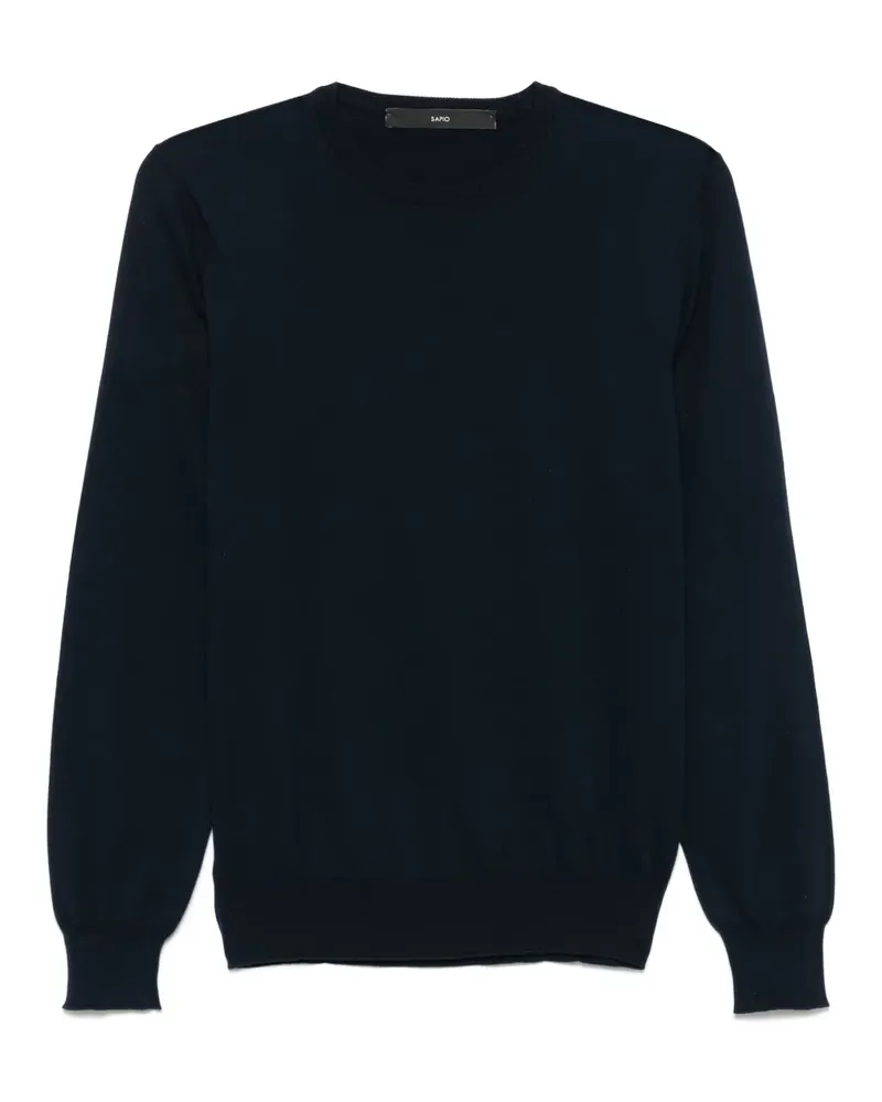 Sapio Fein gestricktes T-Shirt - Blau Blau