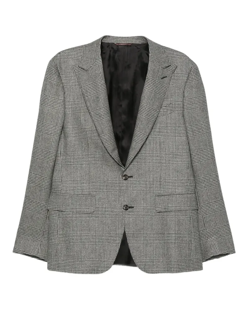Canali Sakko mit Prince of Wales-Karo - Schwarz Schwarz