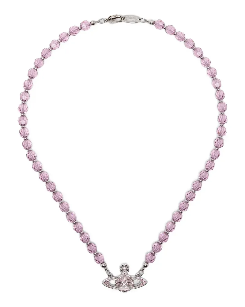 Vivienne Westwood Messaline Orb beaded necklace - Rosa Rosa