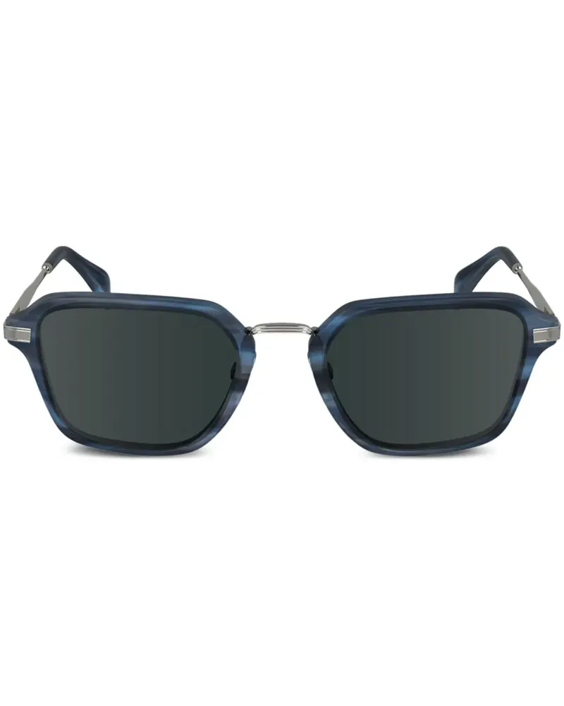 Paul Smith Sonnenbrille mit eckigem Gestell - Blau Blau