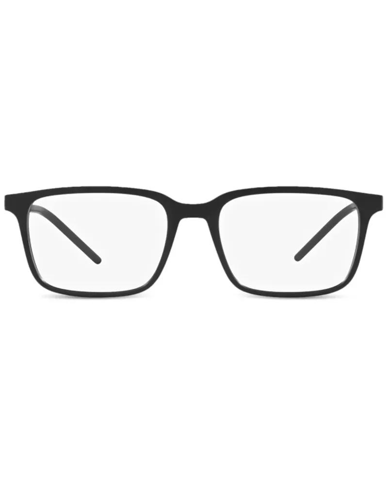 Dolce & Gabbana Matte Brille - Schwarz Schwarz