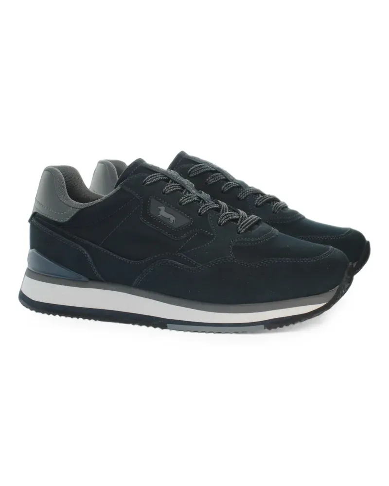 Harmont & Blaine Sneakers mit Logo-Patch - Blau Blau
