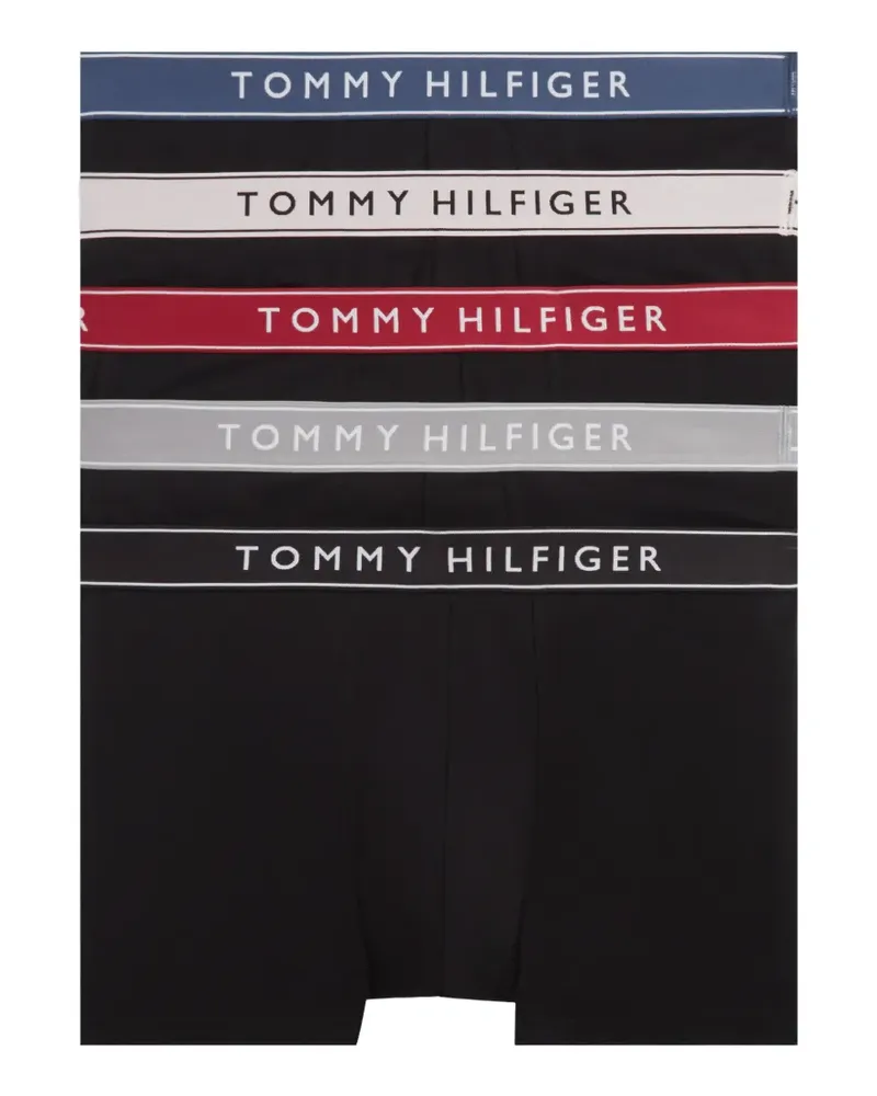 Tommy Hilfiger logo-waistband trunks (set of five) - Schwarz Schwarz
