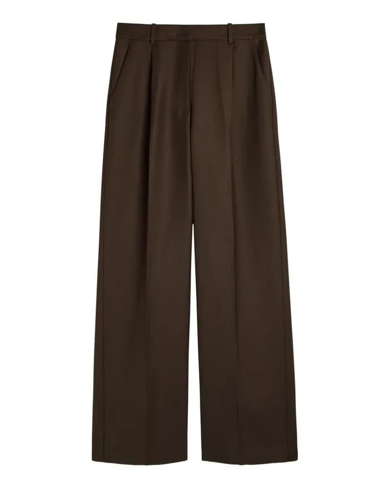 Anine Bing Trent straight-leg trousers - Braun Braun