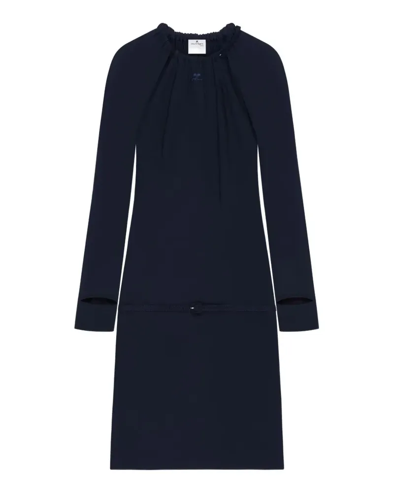Courrèges Kleid mit Cut-Outs - Blau Blau