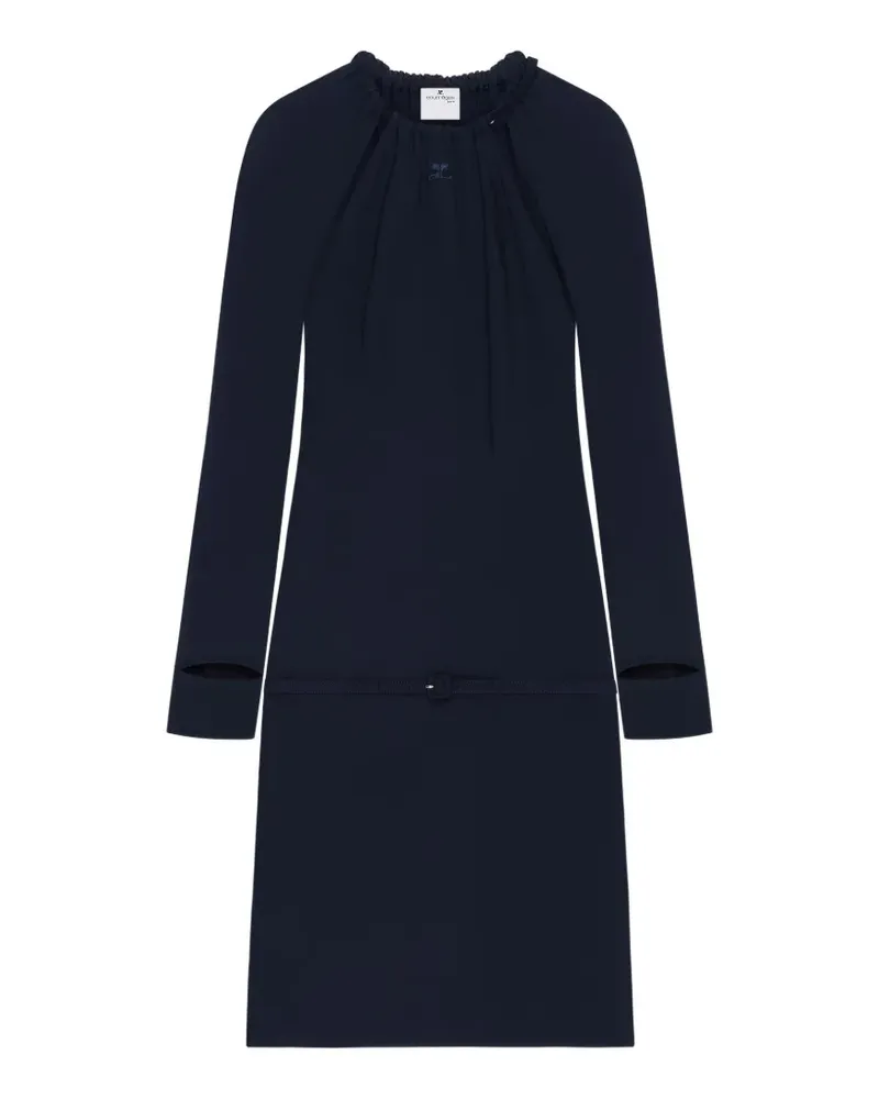 Courrèges Kleid mit Cut-Outs - Blau Blau