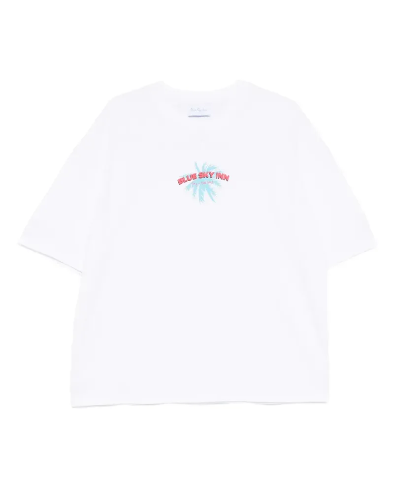 Blue Sky Inn T-Shirt mit grafischem Print - Weiß Weiß