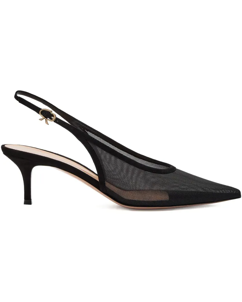 Gianvito Rossi Pumps mit spitzer Kappe - Schwarz Schwarz