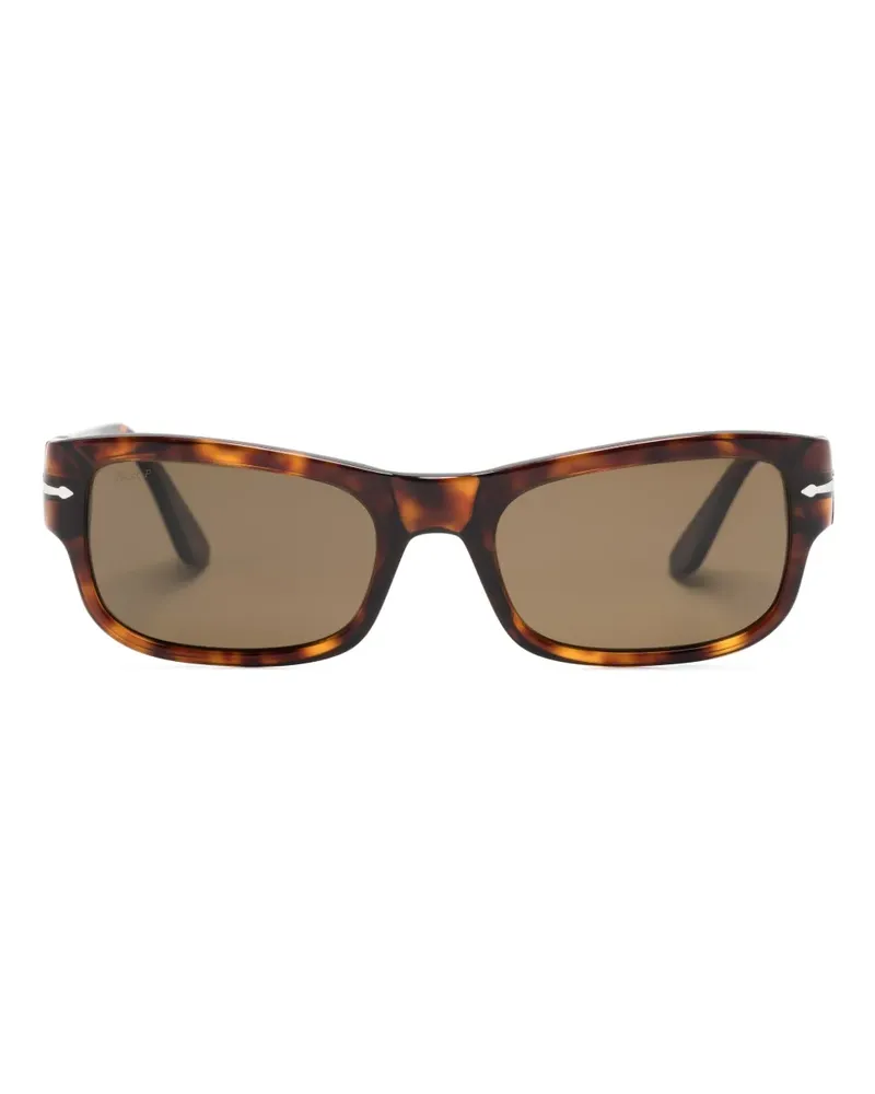 Persol Eckige PO3326S Sonnenbrille - Braun Braun