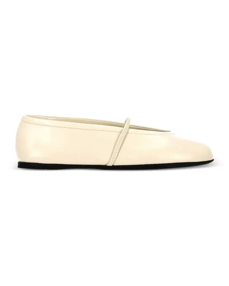 Miu Miu Ballerinas mit Stretchbund - Nude Nude