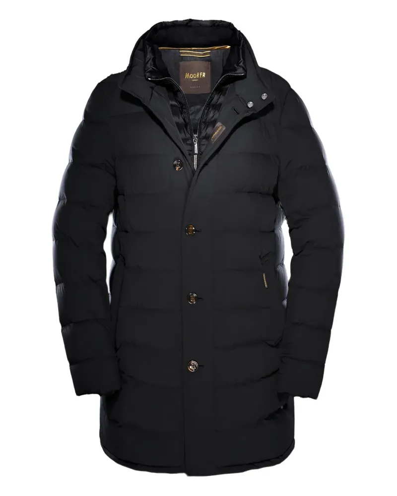 MOORER Daunenjacke im Layering-Look - Schwarz Schwarz