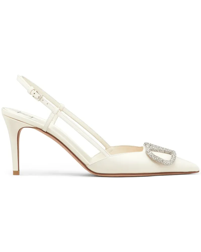 Valentino Garavani VLogo Pumps 80mm - Weiß Weiß