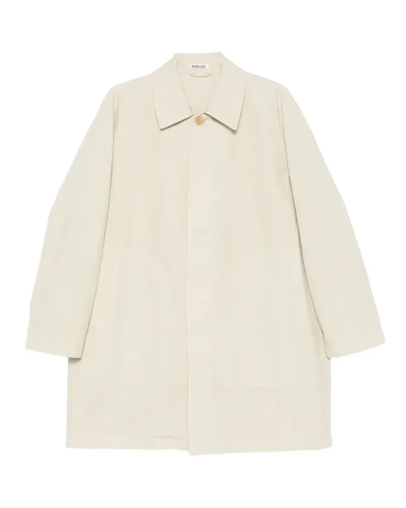 AURALEE Mantel mit Kragen - Nude Nude