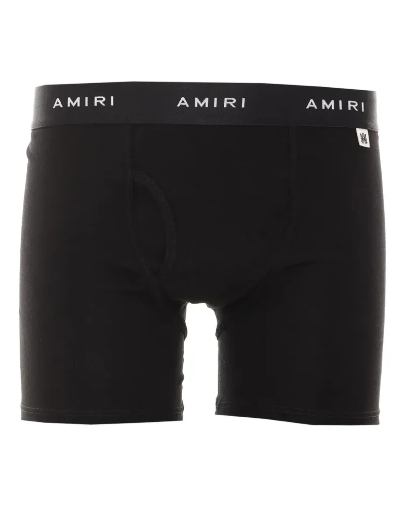 Amiri logo-waistband boxer briefs (set of two) - Schwarz Schwarz