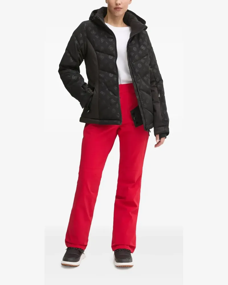 EA7 logo-patch ski trousers - Rot Rot