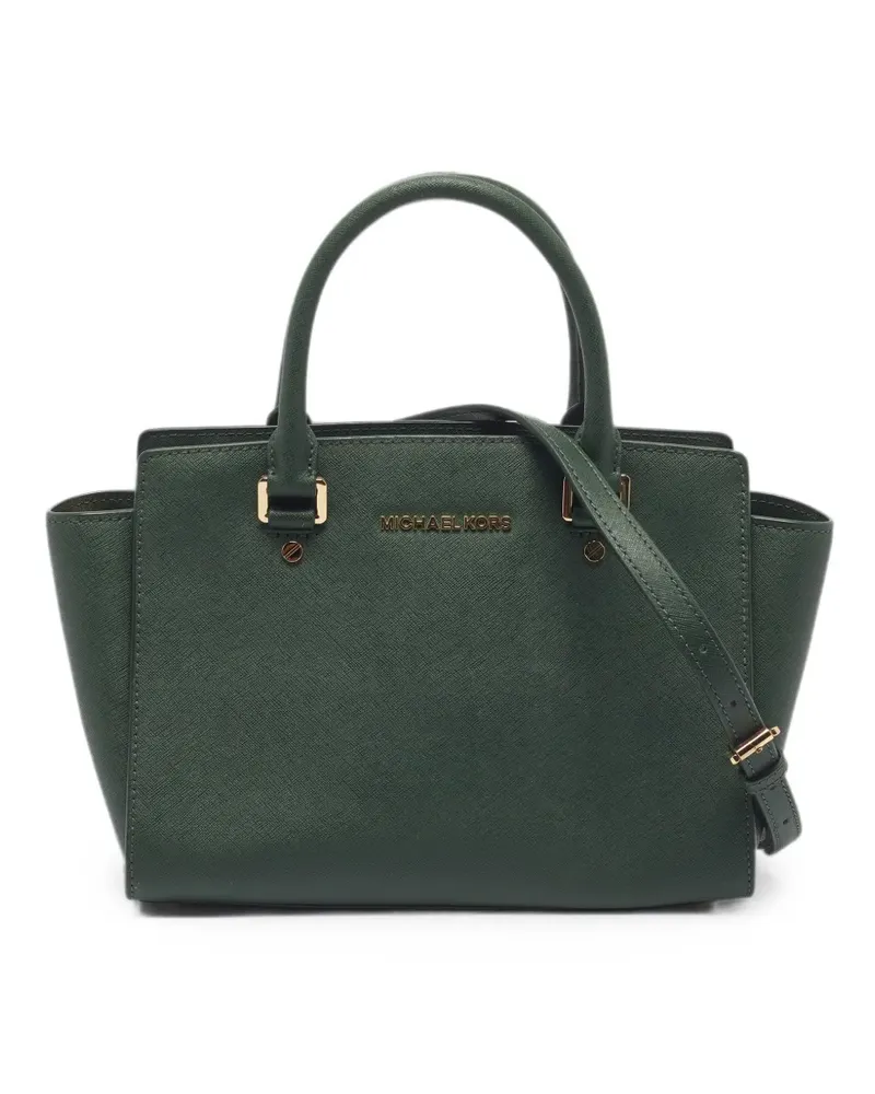 Michael Kors Mittelgroßer Selma Tote Bag - Grün Grün