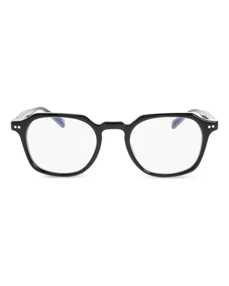 Jacquemus x Linda Farrow Irene Sonnenbrille mit geometrischem Gestell - Schwarz Schwarz
