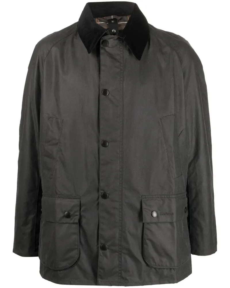 Barbour Gewachste Ashby Hemdjacke - Grau Grau