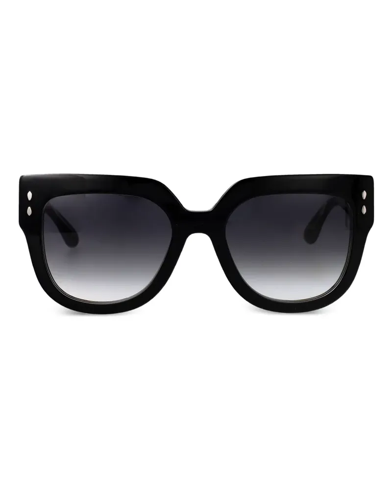 Isabel Marant Sonnenbrille mit Nietendetail - Schwarz Schwarz