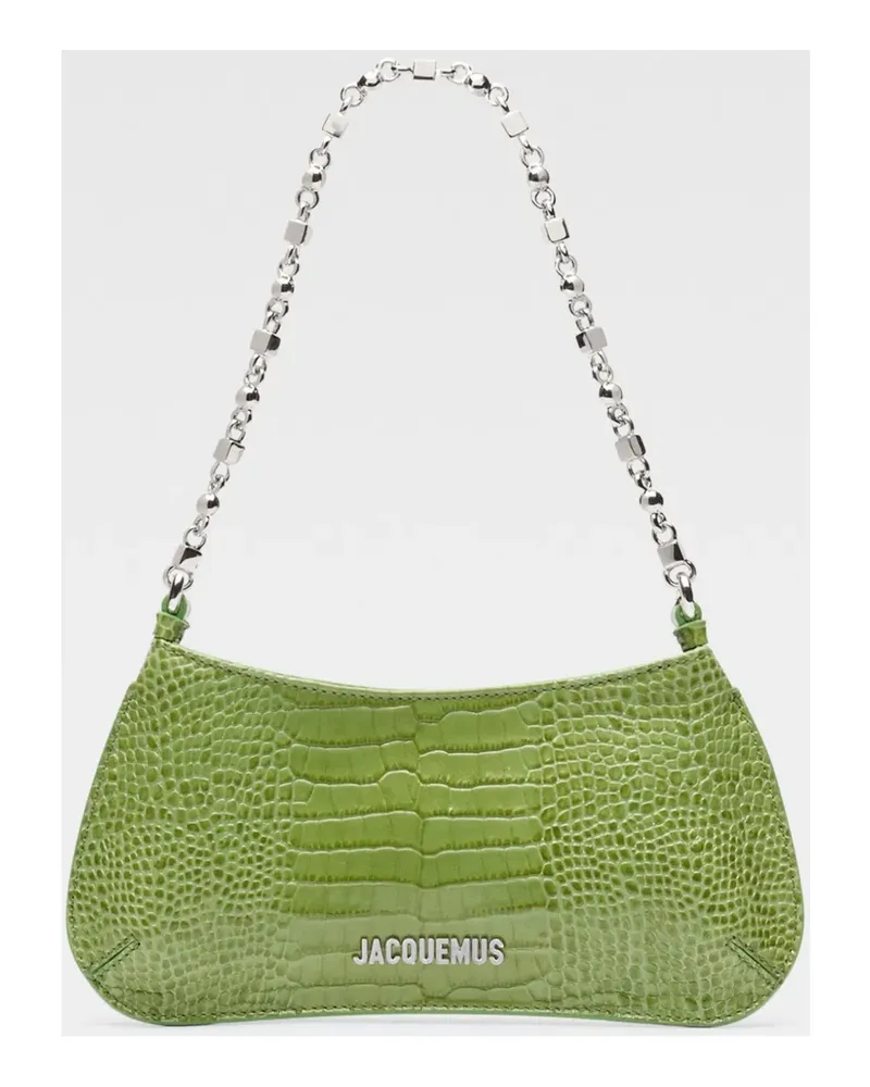 Jacquemus Le Petit Bisou Chaine Schultertasche - Grün Grün