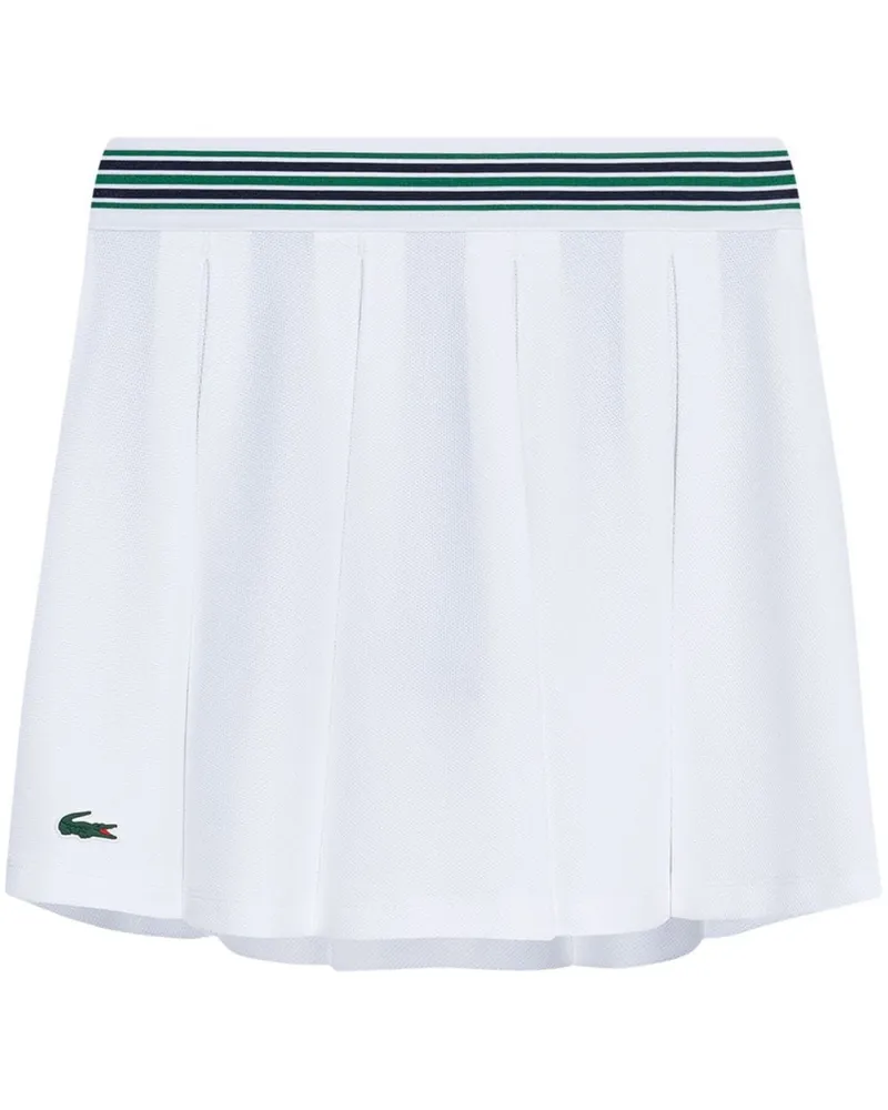 Lacoste Tennis-Rock aus Piqué - Weiß Weiß