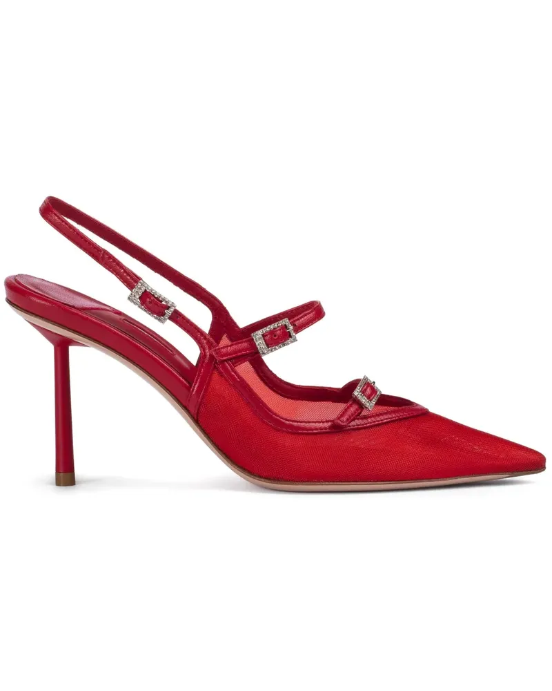 Le Silla Morgana Slingback-Pumps 80mm - Rot Rot