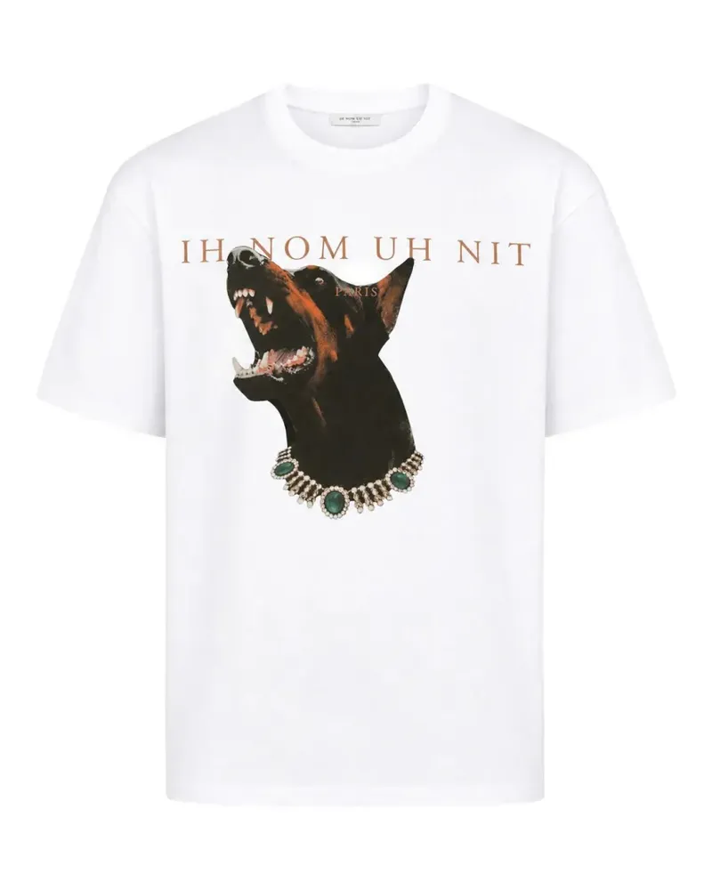 IH NOM UH NIT T-Shirt mit Logo-Print - Weiß Weiß