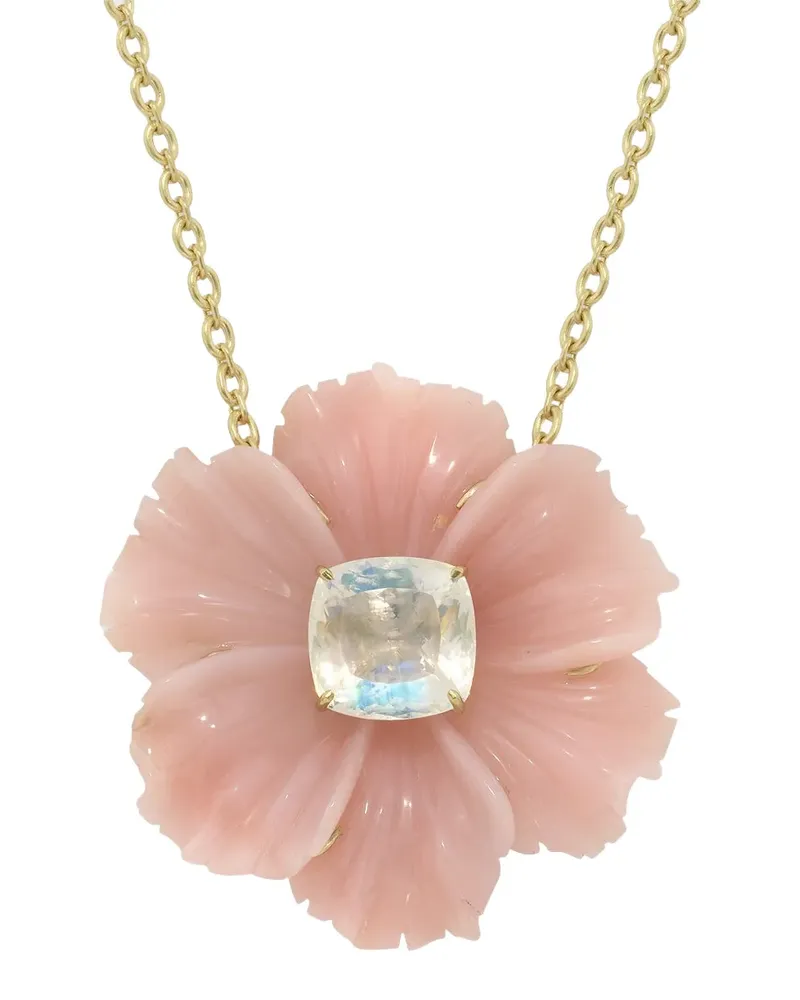 Irene Neuwirth Tropical Flower necklace - Gold Gold