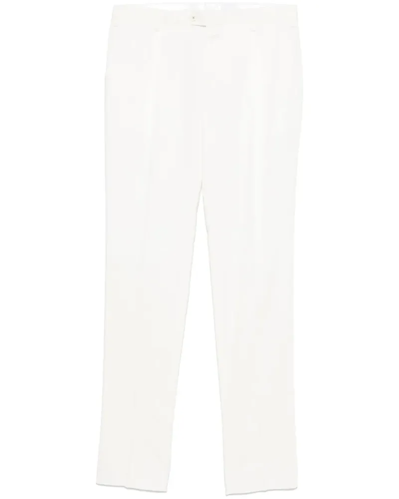 LARDINI Hose mit Tapered-Bein - Weiß Weiß