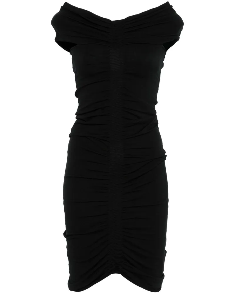 Alexander Wang Schulterfreies Minikleid - Schwarz Schwarz