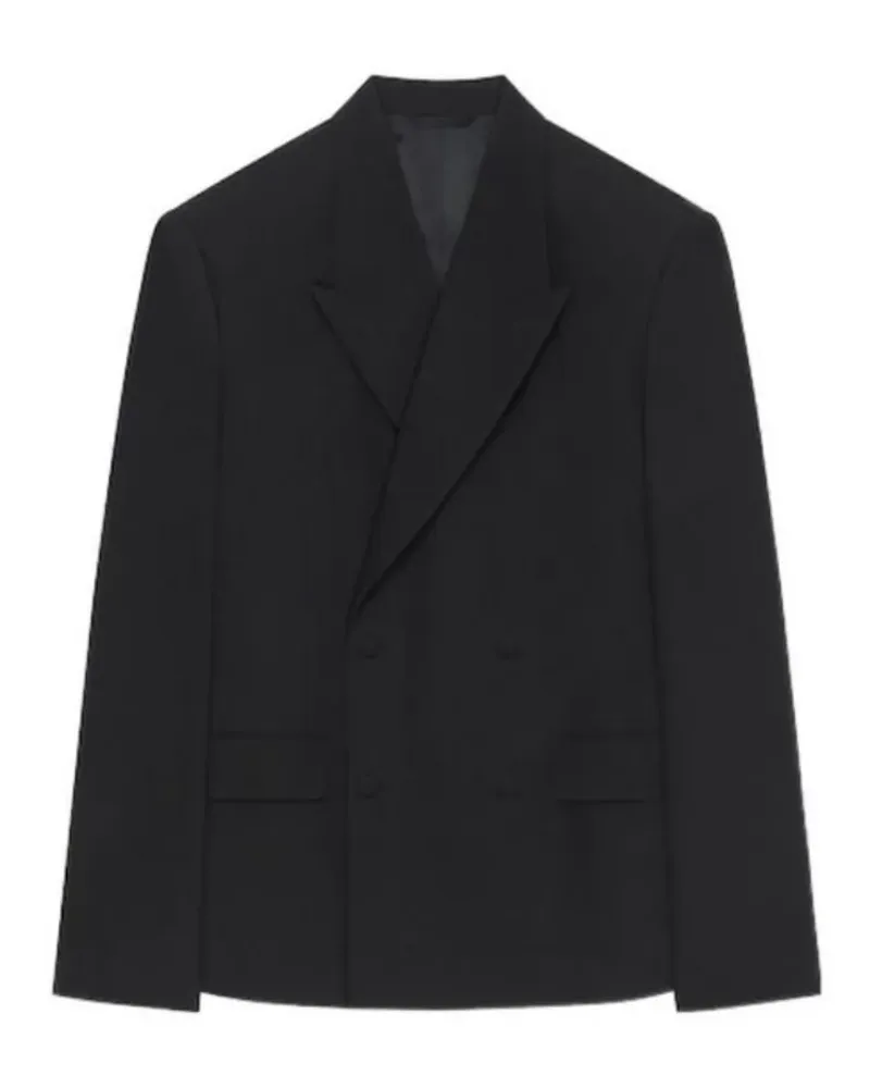 Givenchy peak-lapel double-breasted blazer - Schwarz Schwarz