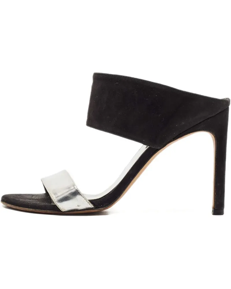 Stuart Weitzman Sandalen aus Leder 110mm - Schwarz Schwarz
