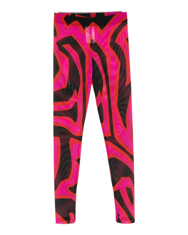 Emilio Pucci Iride-print leggings - Rosa Rosa
