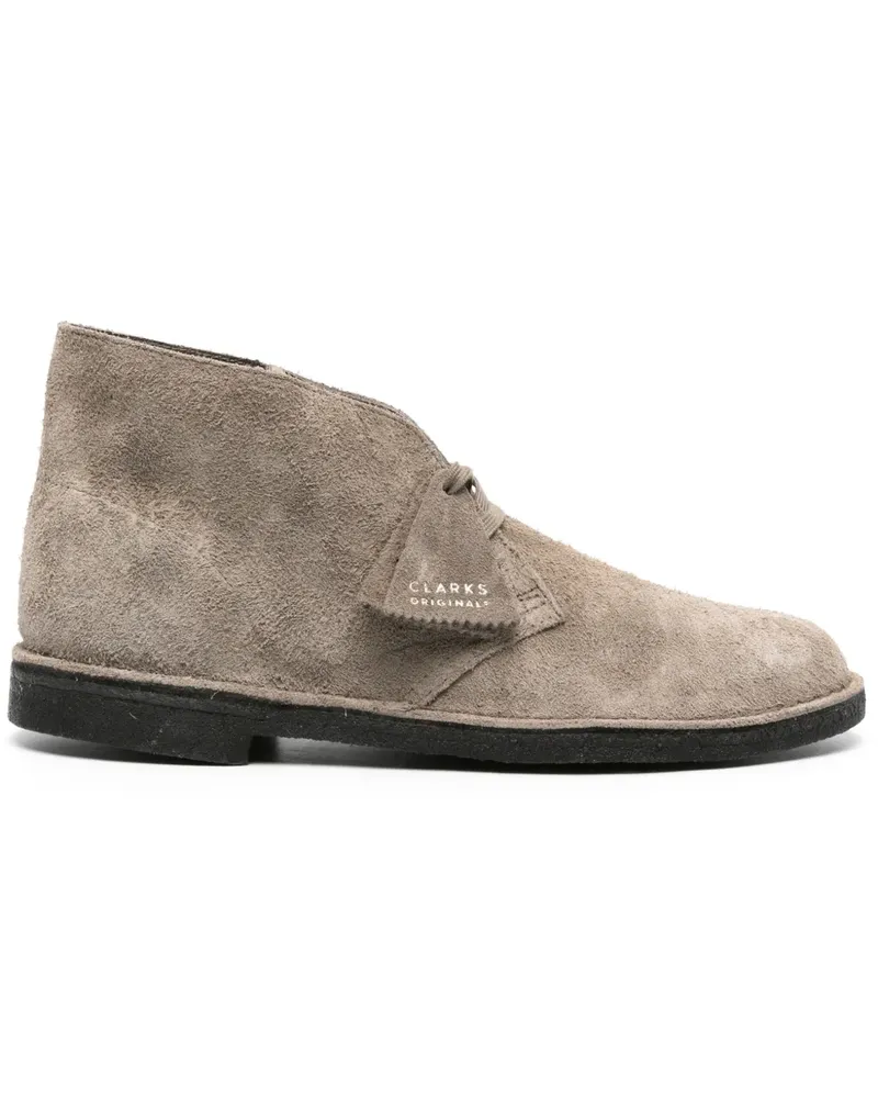 Clarks Desert-Boots aus Wildleder - Grau Grau