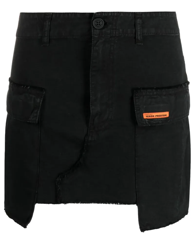 Heron Preston Rebuilt Jeansrock - Schwarz Schwarz