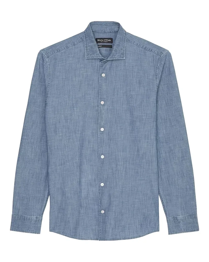 Marc O'Polo Hemd aus Chambray - Blau Blau