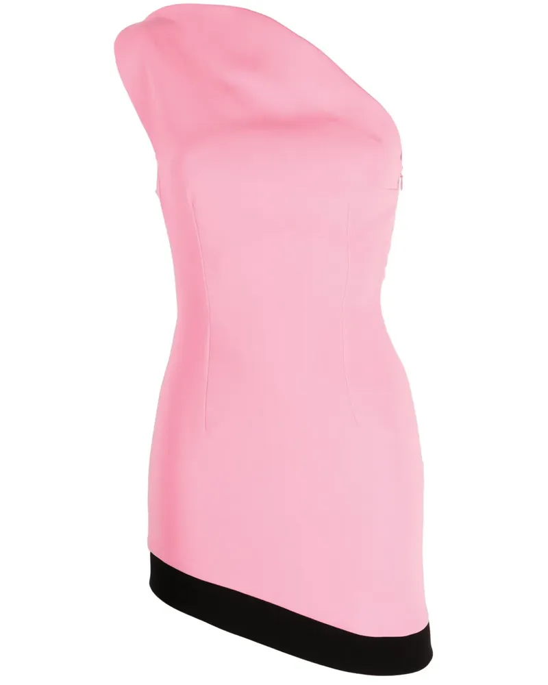 V:PM ATELIER Asymmetrisches Minikleid - Rosa Rosa