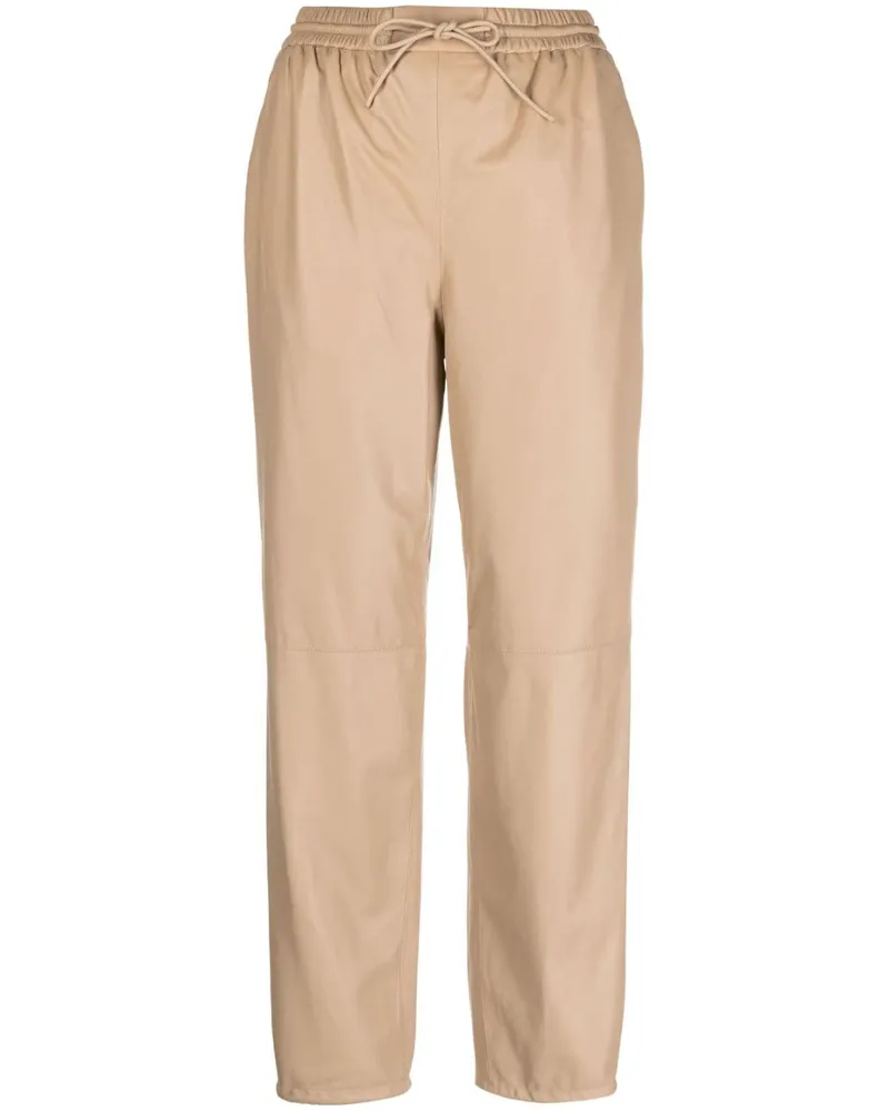 Yves Salomon Hose mit geradem Bein - Nude Nude