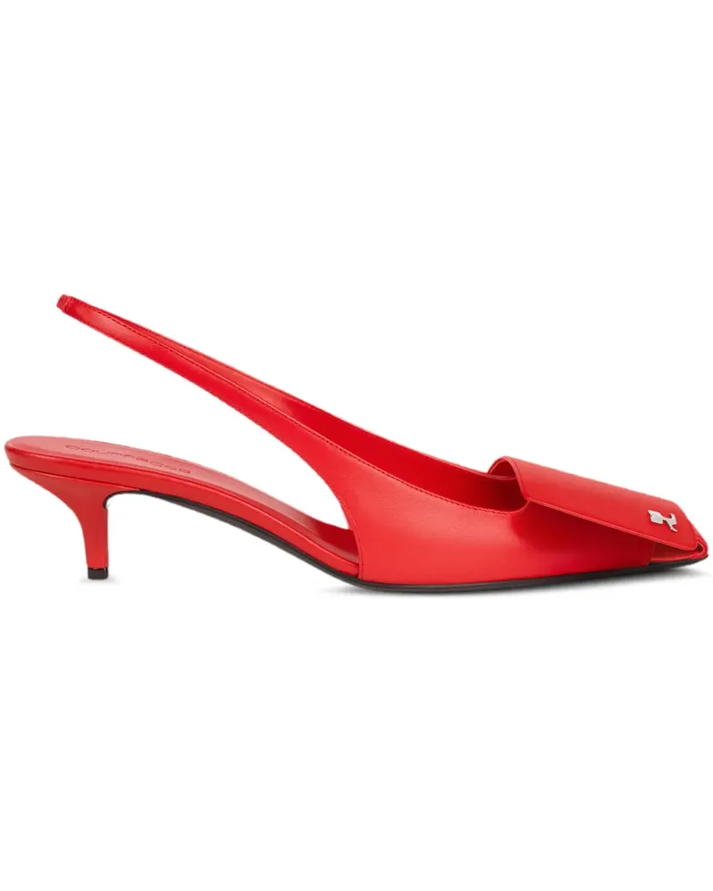 Courrèges Slingback-Pumps - Rot Rot