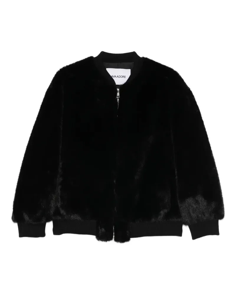 AVA ADORE Jacke aus Faux Fur - Schwarz Schwarz