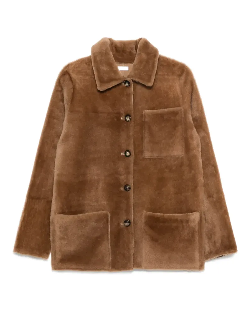 UTZON Jacke mit aufgesetzter Tasche - Nude Nude