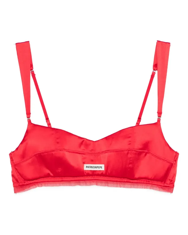 Patrizia Pepe logo-detail bra - Rot Rot