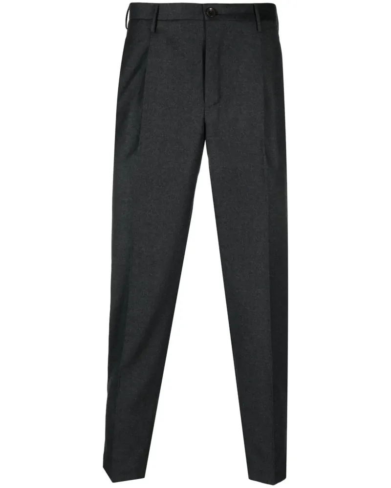 Incotex Halbhohe Cropped-Hose - Grau Grau