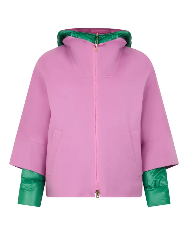 Herno layered hooded jacket - Rosa Rosa