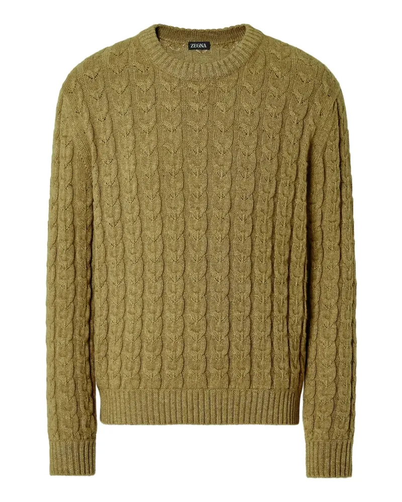 Ermenegildo Zegna Pullover mit Rundhalsausschnitt - Grün Grün
